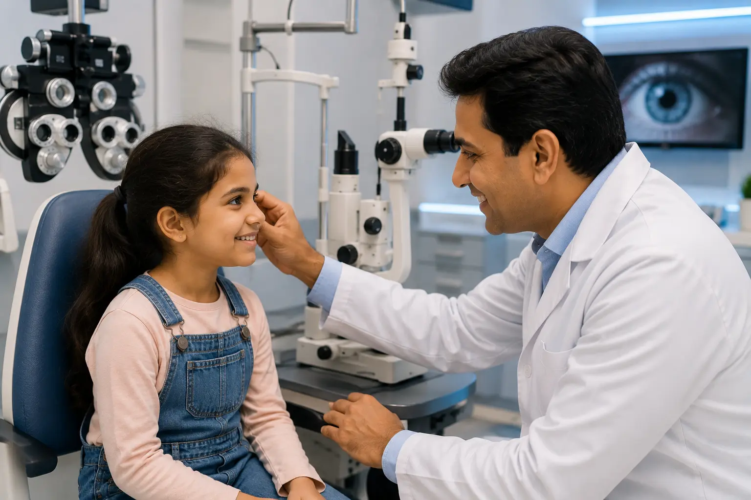 Home child eye care success